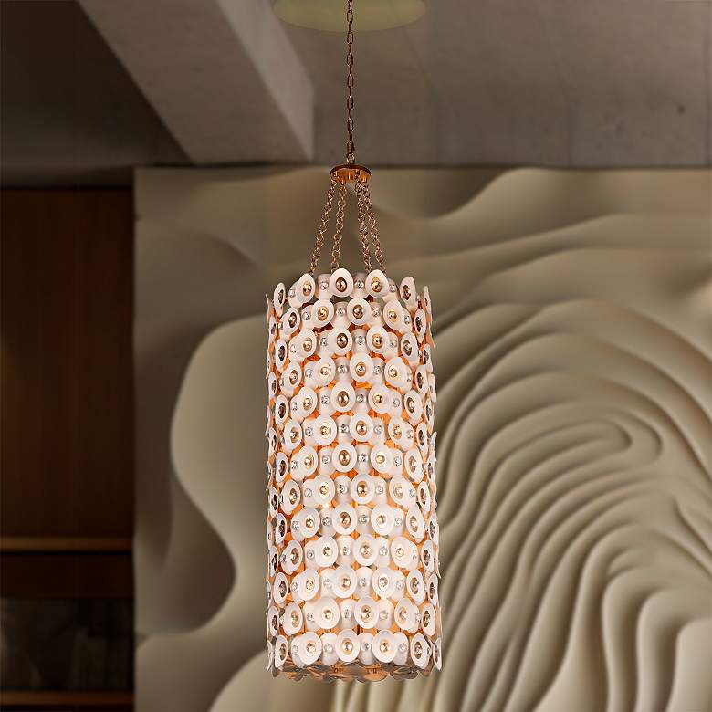 Image 1 Metropolitan NIU 12-Light Fawn Gold Foyer Chandelier