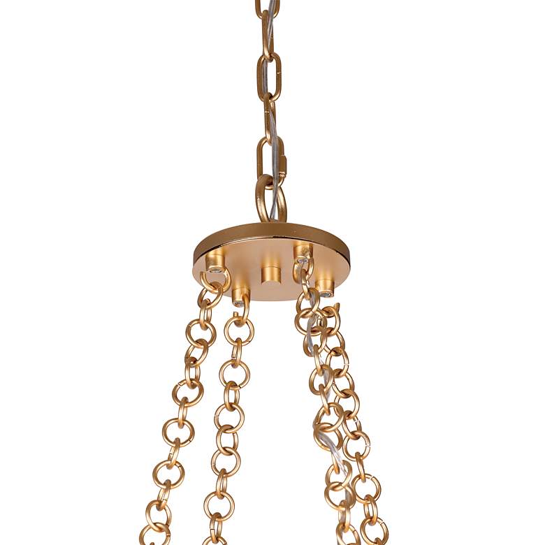 Image 4 Metropolitan NIU 12-Light Fawn Gold Foyer Chandelier more views