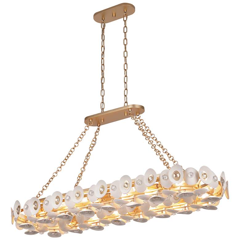 Image 2 Metropolitan NIU 14-Light Fawn Gold Island Chandelier