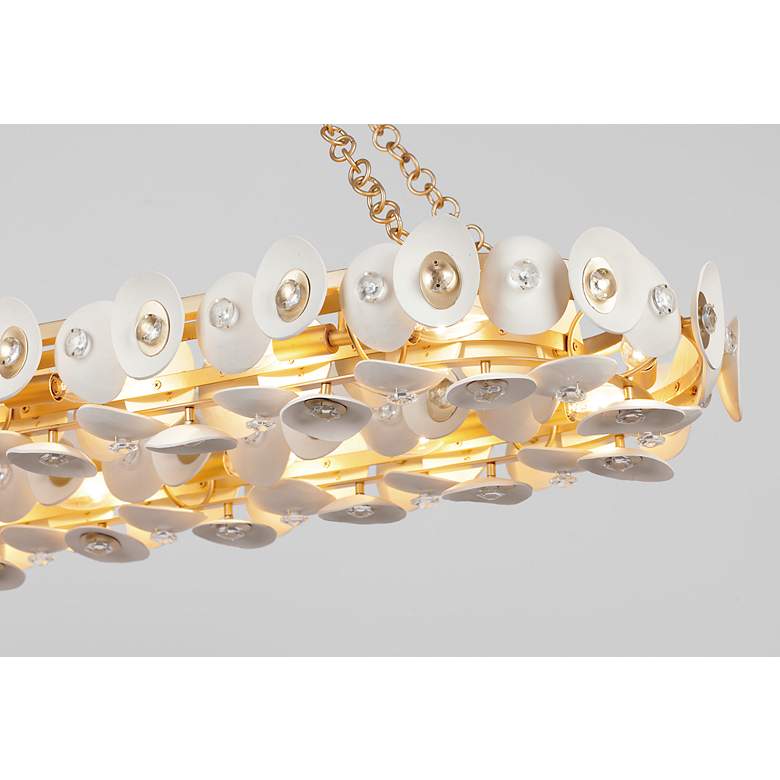 Image 5 Metropolitan NIU 14-Light Fawn Gold Island Chandelier more views