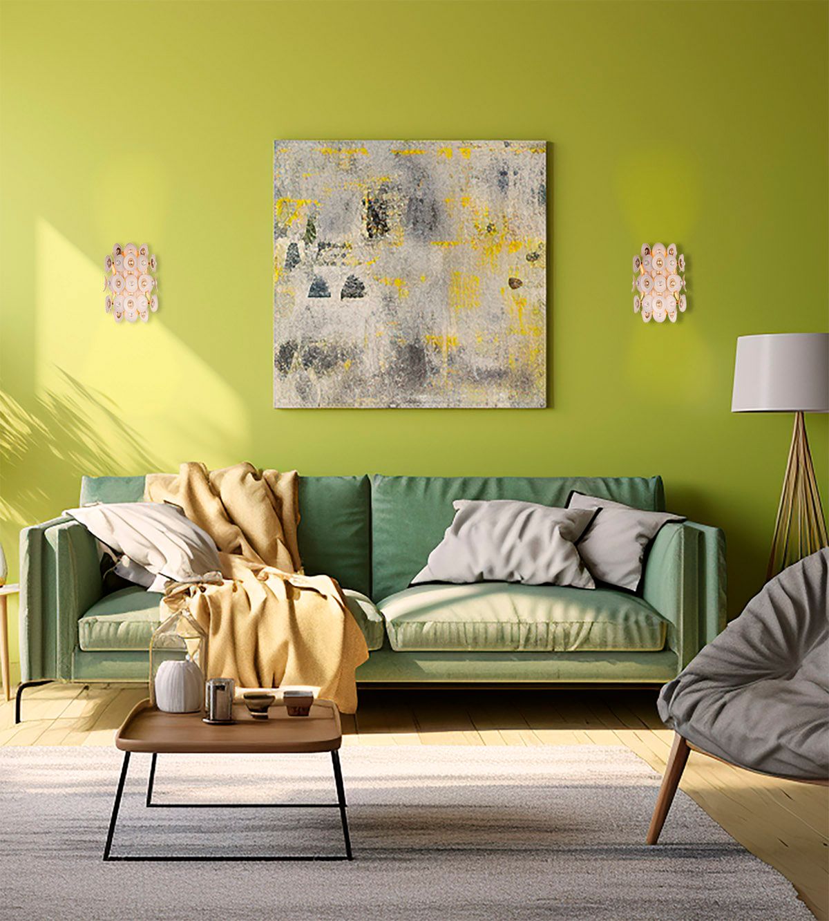 Image 6 Metropolitan Niu 2-Light Fawn Gold 11-in Wall Sconce more views