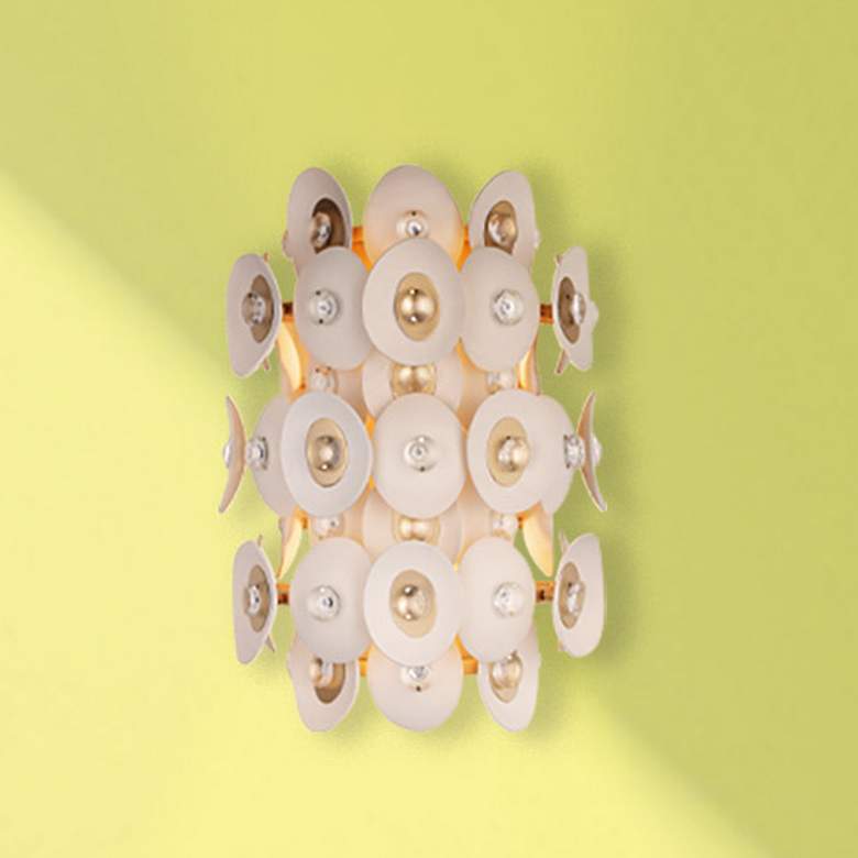 Image 1 Metropolitan NIU 2-Light Fawn Gold Wall Sconce