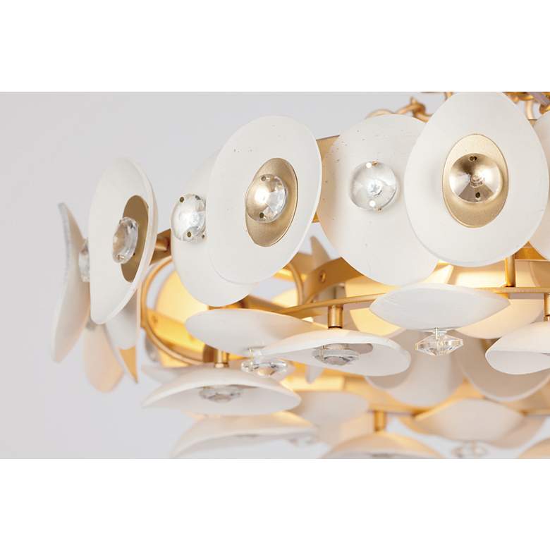 Image 5 Metropolitan NIU 20 1/2" Wide 3-Light Fawn Gold Luxe Ceiling Light more views