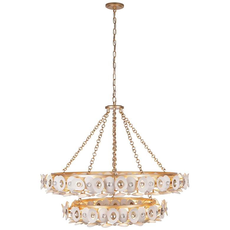 Image 2 Metropolitan NIU 22-Light Fawn Gold Chandelier