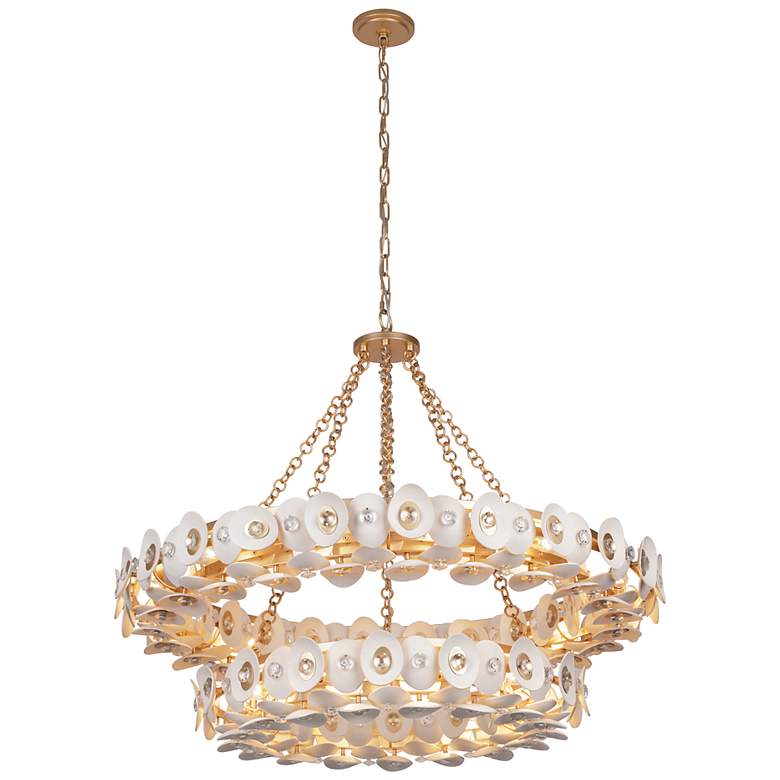 Image 3 Metropolitan NIU 22-Light Fawn Gold Chandelier more views