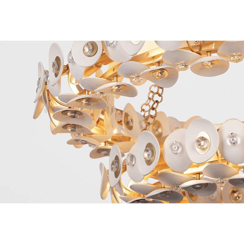Image 4 Metropolitan NIU 22-Light Fawn Gold Chandelier more views