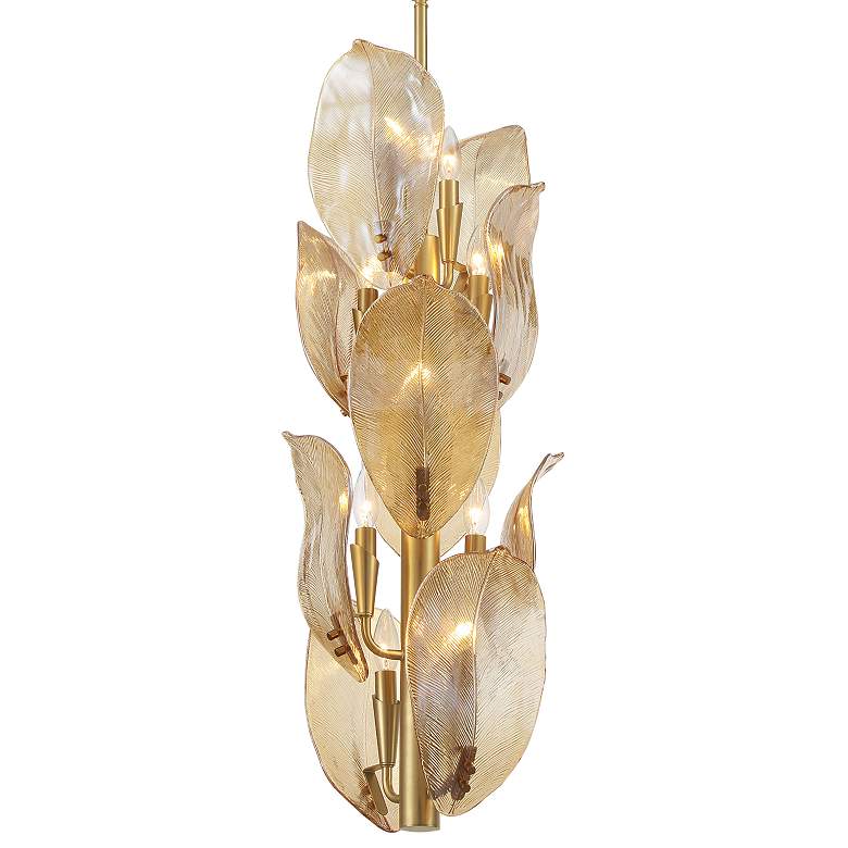 Image 2 Metropolitan Orchid 10-Light 13-in Legacy Brass Indoor Pendant more views