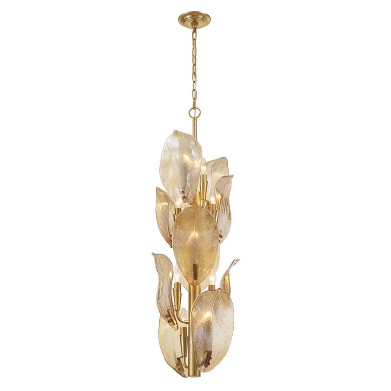 Image 6 Metropolitan Orchid 10-Light 13-in Legacy Brass Indoor Pendant more views