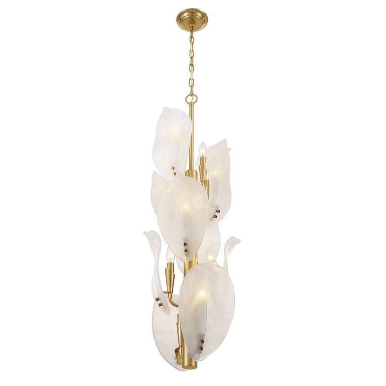 Image 7 Metropolitan Orchid 10-Light 13-in Legacy Brass Indoor Pendant more views