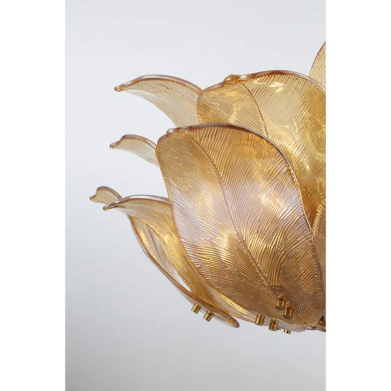 Image 4 Metropolitan Orchid 10-Light 28.5-in Legacy Brass Indoor Pendant more views