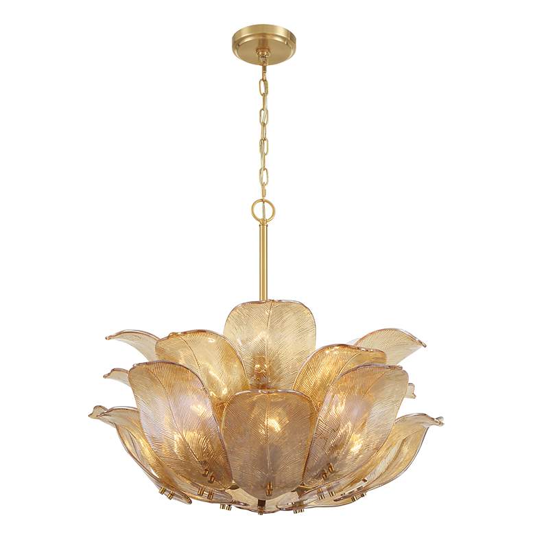 Image 6 Metropolitan Orchid 10-Light 28.5-in Legacy Brass Indoor Pendant more views