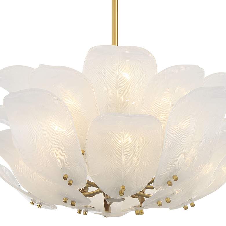 Image 2 Metropolitan Orchid 10-Light 28.5-in Legacy Brass Indoor Pendant more views