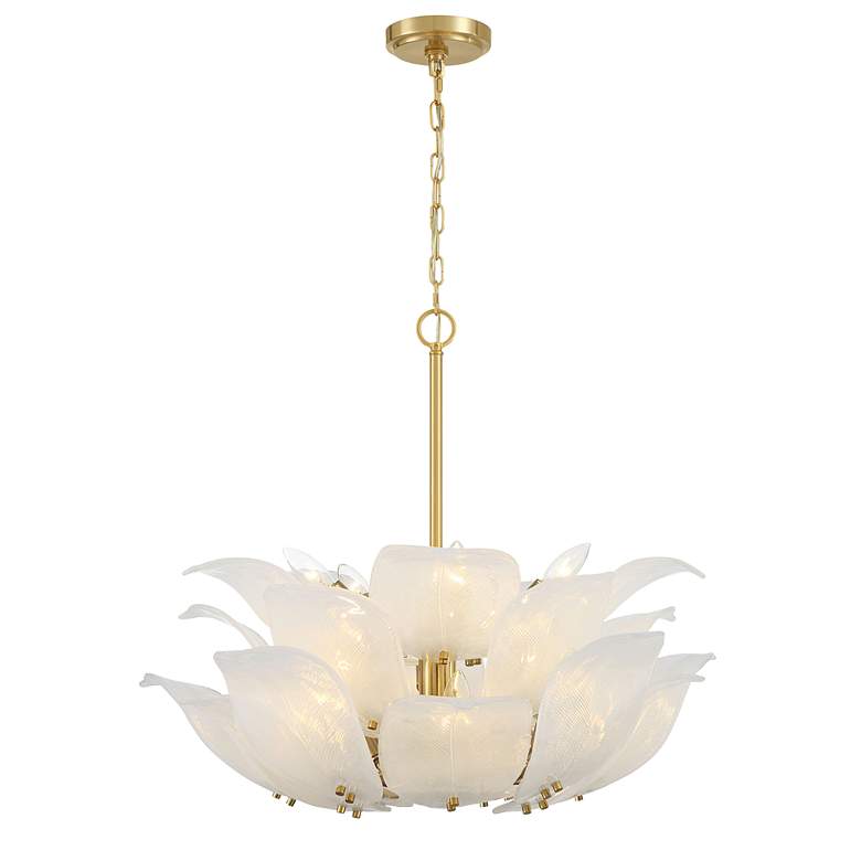 Image 3 Metropolitan Orchid 10-Light 28.5-in Legacy Brass Indoor Pendant more views