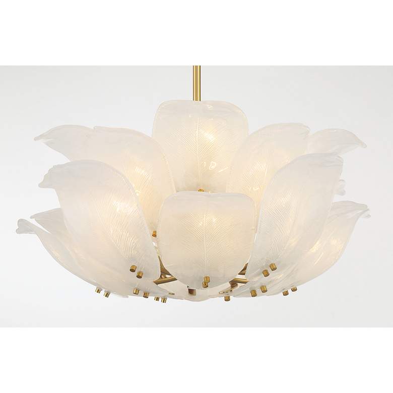 Image 4 Metropolitan Orchid 10-Light 28.5-in Legacy Brass Indoor Pendant more views