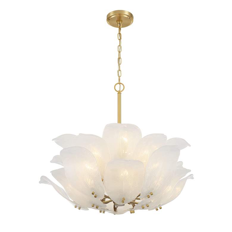 Image 6 Metropolitan Orchid 10-Light 28.5-in Legacy Brass Indoor Pendant more views