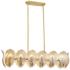 Metropolitan Orchid 14-Light 11.75-in Legacy Brass Indoor Island Chandelier