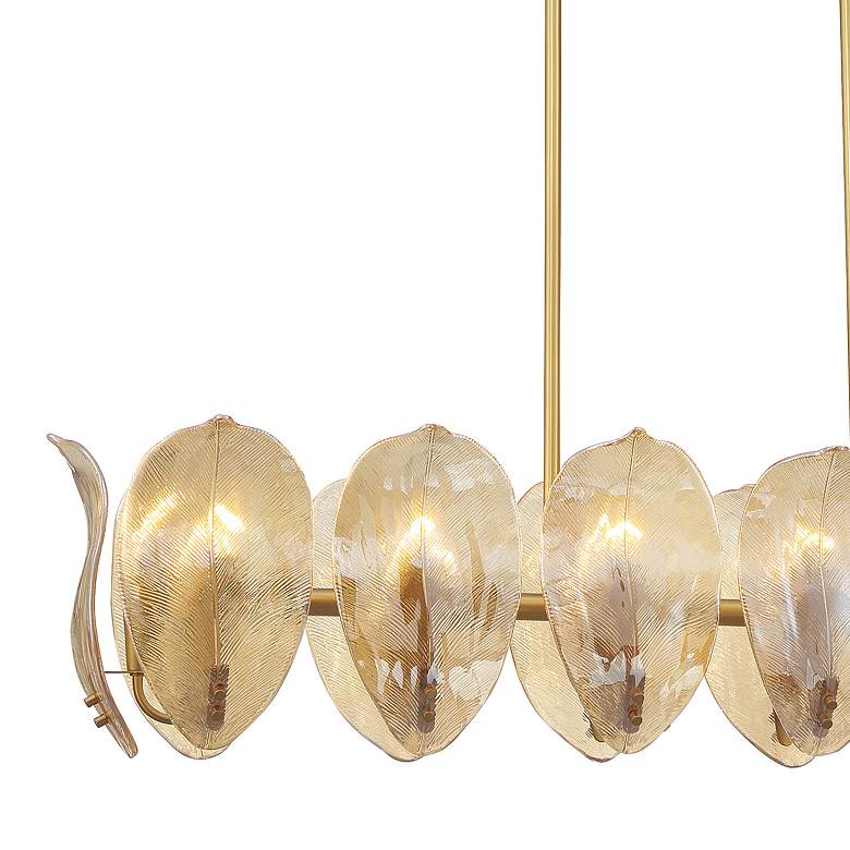 Image 2 Metropolitan Orchid 14-Light 11.75-in Legacy Brass Indoor Island Chandelier more views