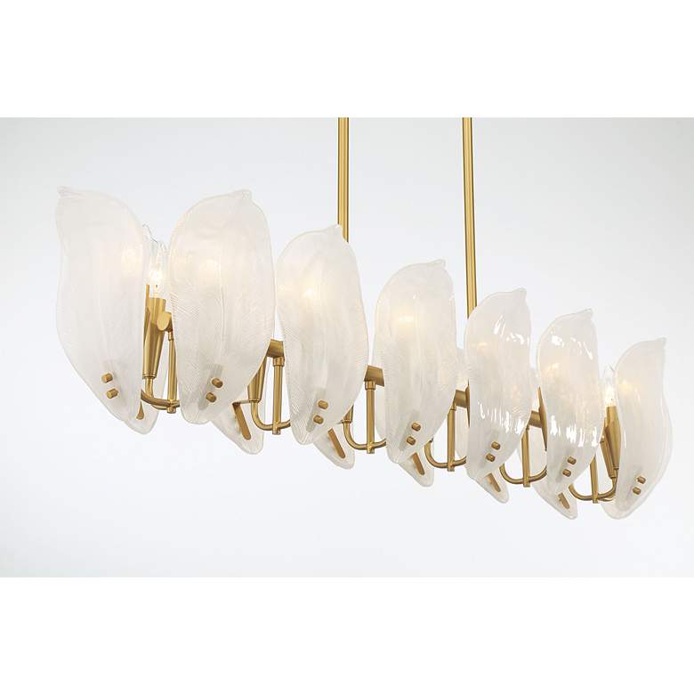 Image 5 Metropolitan Orchid 14-Light 11.75-in Legacy Brass Indoor Island Chandelier more views