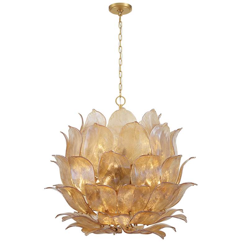 Image 3 Metropolitan Orchid 24 Light 35.5-in Legacy Brass Indoor Pendant more views