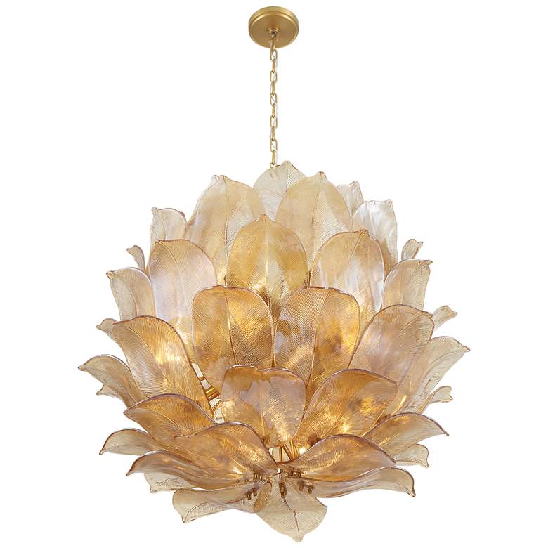 Image 5 Metropolitan Orchid 24 Light 35.5-in Legacy Brass Indoor Pendant more views