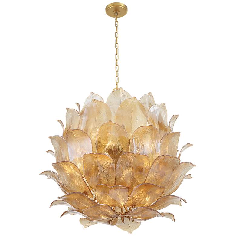 Image 6 Metropolitan Orchid 24 Light 35.5-in Legacy Brass Indoor Pendant more views