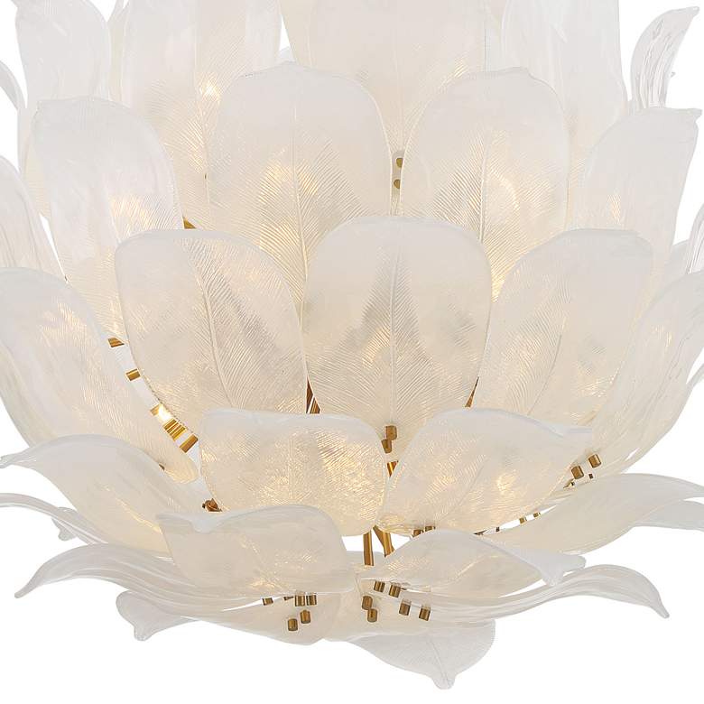 Image 2 Metropolitan Orchid 24-Light 35.5-in Legacy Brass Indoor Pendant more views