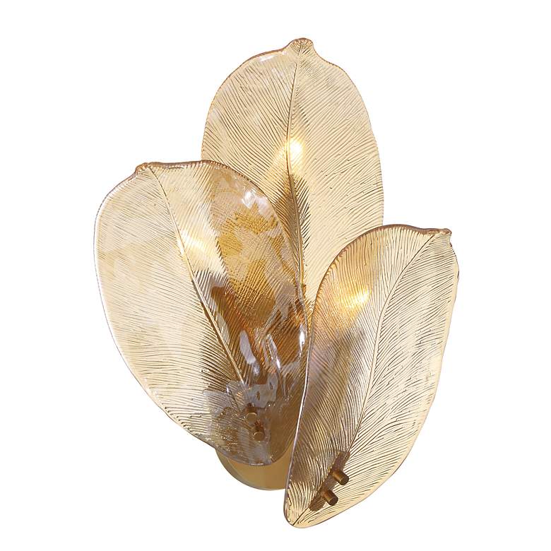 Image 6 Metropolitan Orchid 3-Light 13-in Legacy Brass Indoor Wall Sconce more views