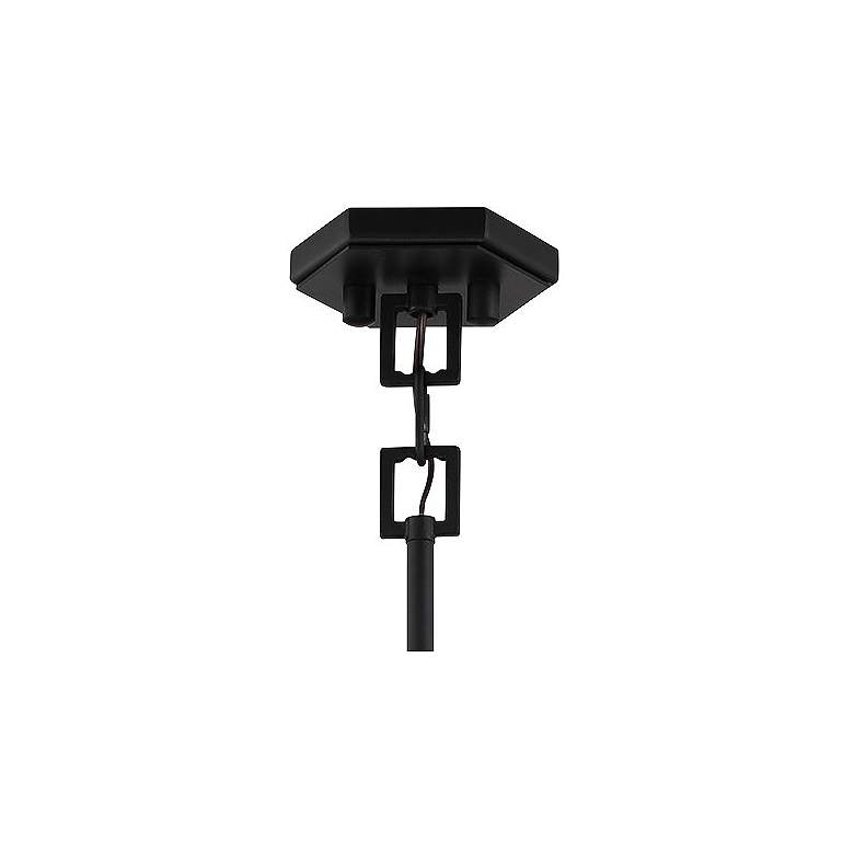 Image 3 Metropolitan Painesdale 6-Light 27.75-in Black and Polished Nickel Pendant more views