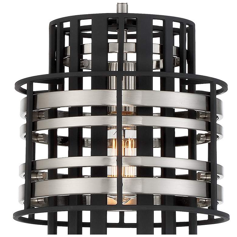 Image 3 Metropolitan Presten 10" Wide Coal Black Mini Pendant Light more views