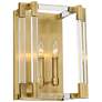 1_Metropolitan Prima Vista 2-Light 11-in Brass Indoor Wall Sconce