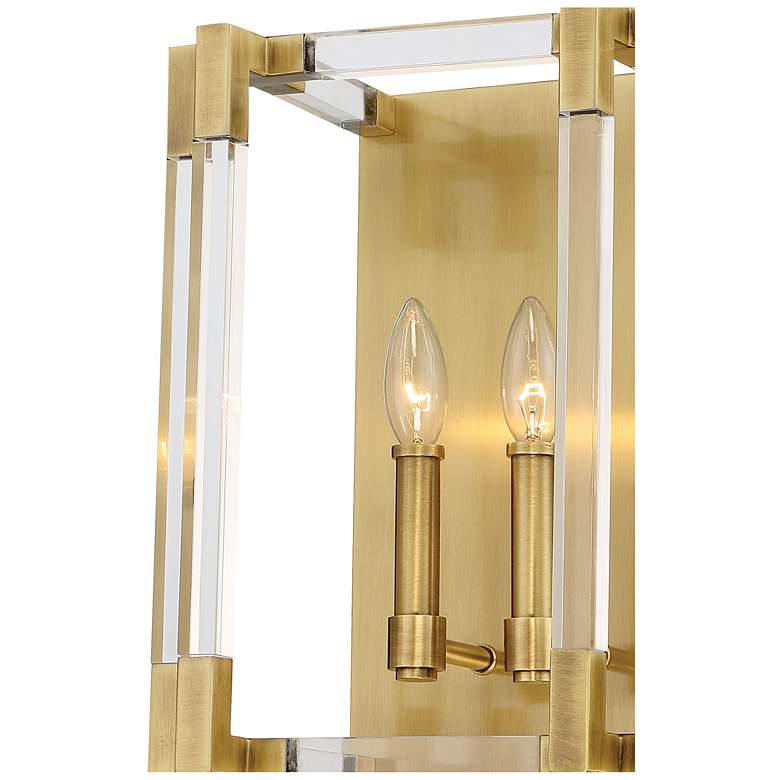 Image 2 Metropolitan Prima Vista 2-Light 11-in Brass Indoor Wall Sconce more views