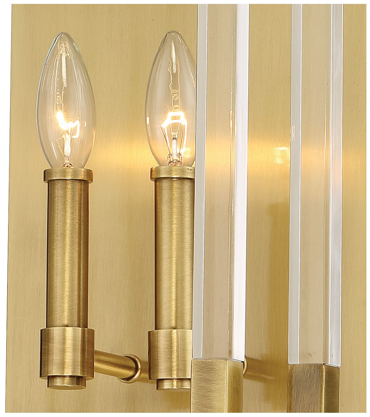 Image 3 Metropolitan Prima Vista 2-Light 11-in Brass Indoor Wall Sconce more views
