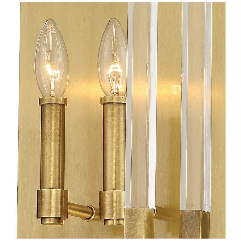 Image 3 Metropolitan Prima Vista 2-Light 11-in Brass Indoor Wall Sconce more views