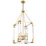 Thumbnail3 of Metropolitan Prima Vista 8-Light 27.13-in Aged Antique Brass Indoor Pendant more views