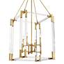 Thumbnail4 of Metropolitan Prima Vista 8-Light 27.13-in Aged Antique Brass Indoor Pendant more views