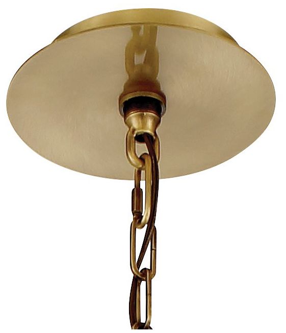 Image 3 Metropolitan Prima Vista 8-Lt 27.13-in Antique Brass Pendant with Accents more views