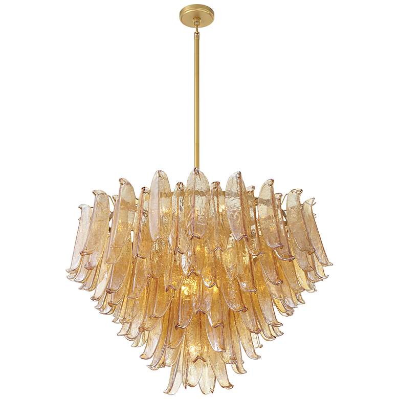 Image 1 Metropolitan Regent 17 Light 36.75-in Legacy Brass Indoor Chandelier
