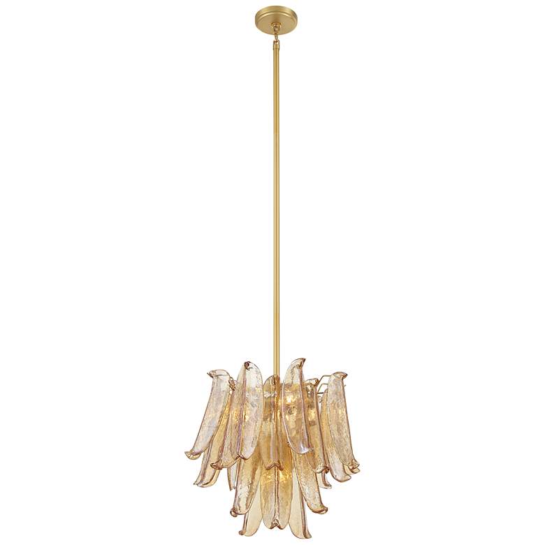 Image 1 Metropolitan Regent 4-Light 17.75-in Legacy Brass Indoor Chandelier