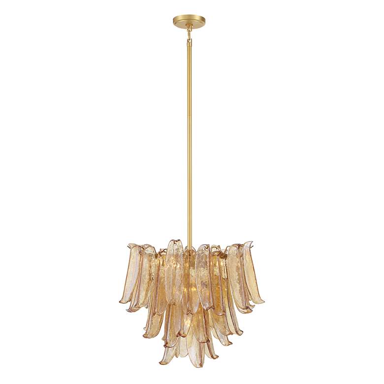 Image 3 Metropolitan Regent 9-Light 23-in Legacy Brass Indoor Chandelier more views