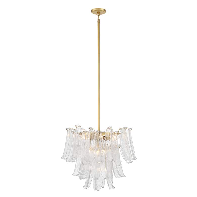 Image 3 Metropolitan Regent 9-Light 23-in Legacy Brass Indoor Chandelier more views