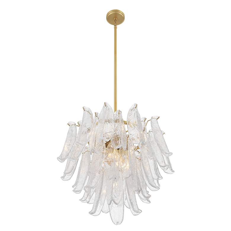 Image 5 Metropolitan Regent 9-Light 23-in Legacy Brass Indoor Chandelier more views