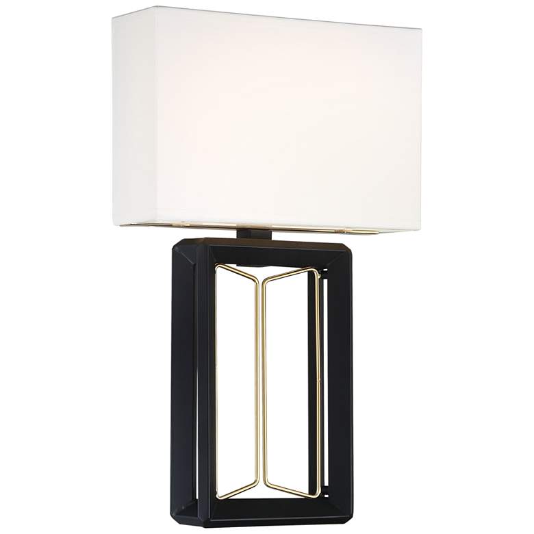 Image 1 Metropolitan Sable Point 21 inch High Sand Coal LED Wall Sconce