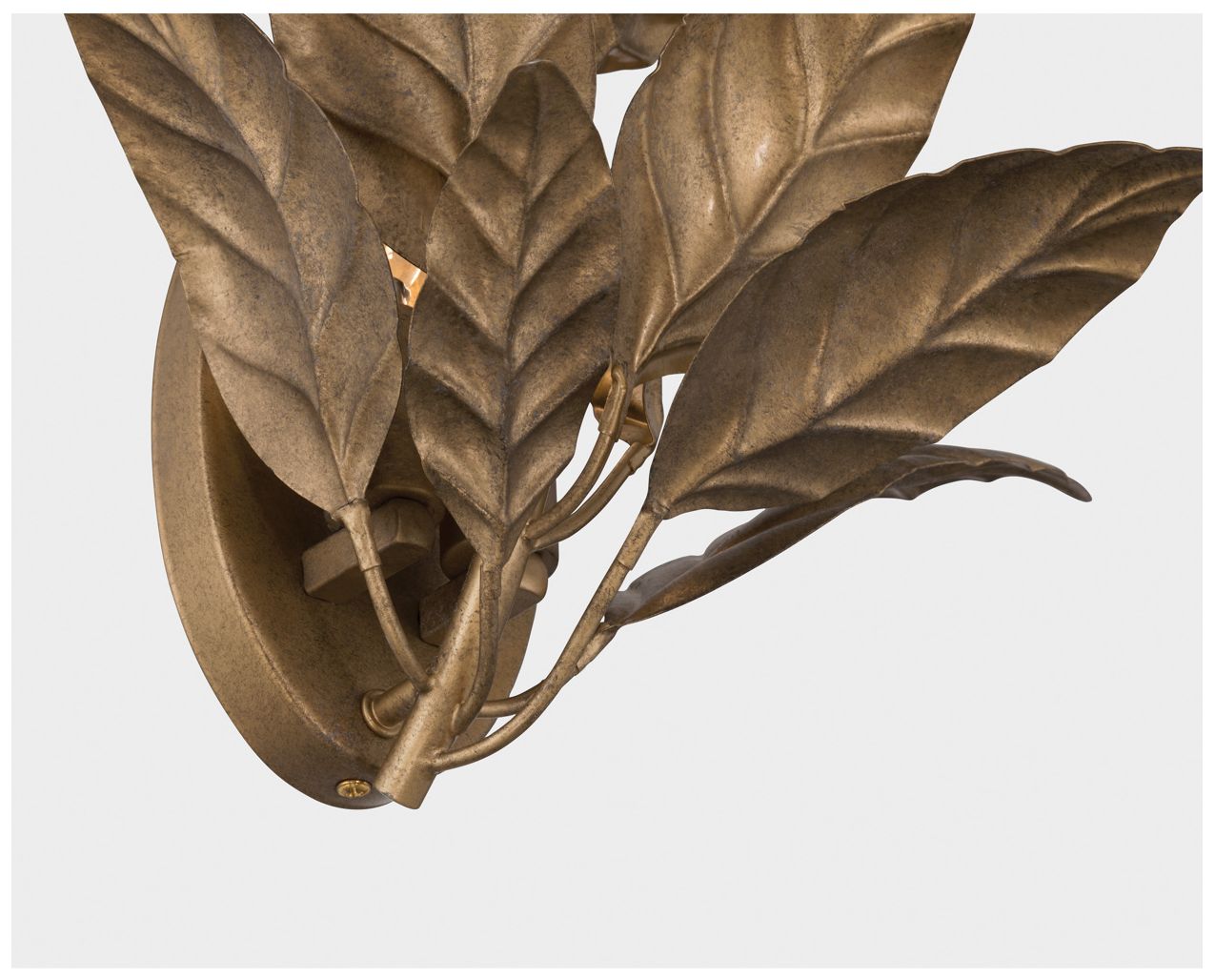 Image 5 Metropolitan Seraphine 2-Light 11-in Weathered Gold Decorative Wall Sconce more views