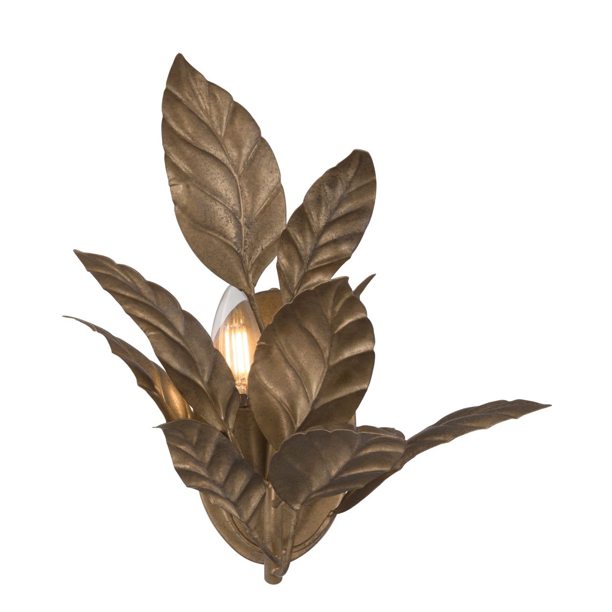 Image 6 Metropolitan Seraphine 2-Light 11-in Weathered Gold Decorative Wall Sconce more views