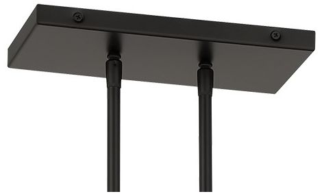 Image 3 Metropolitan Soho 6-Light 38.13-in Black and Soft Brass Linear Chandelier more views