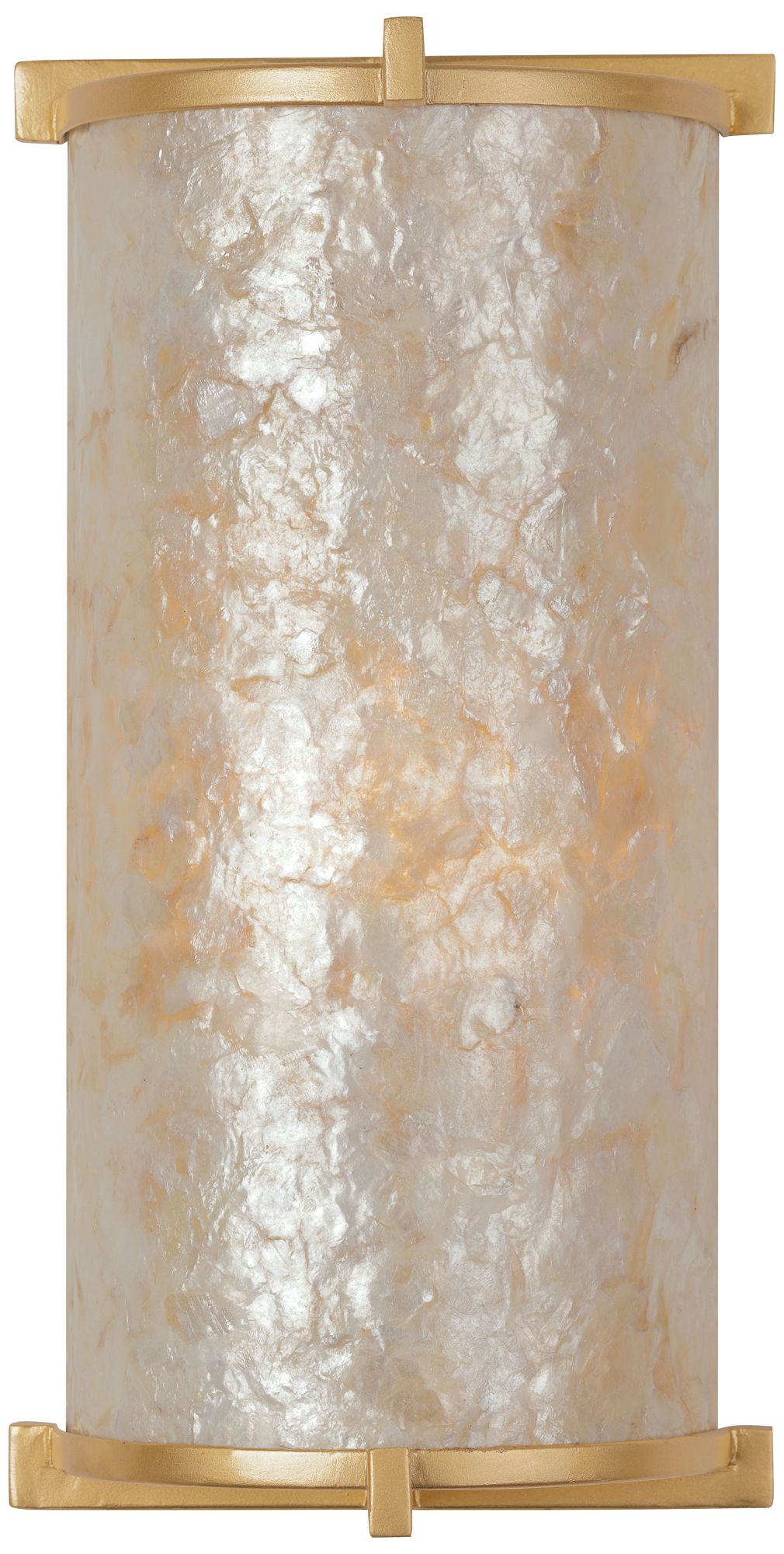 Image 2 Metropolitan Sommers Bend 2-Light Fawn Gold 13.625-in Wall Sconce