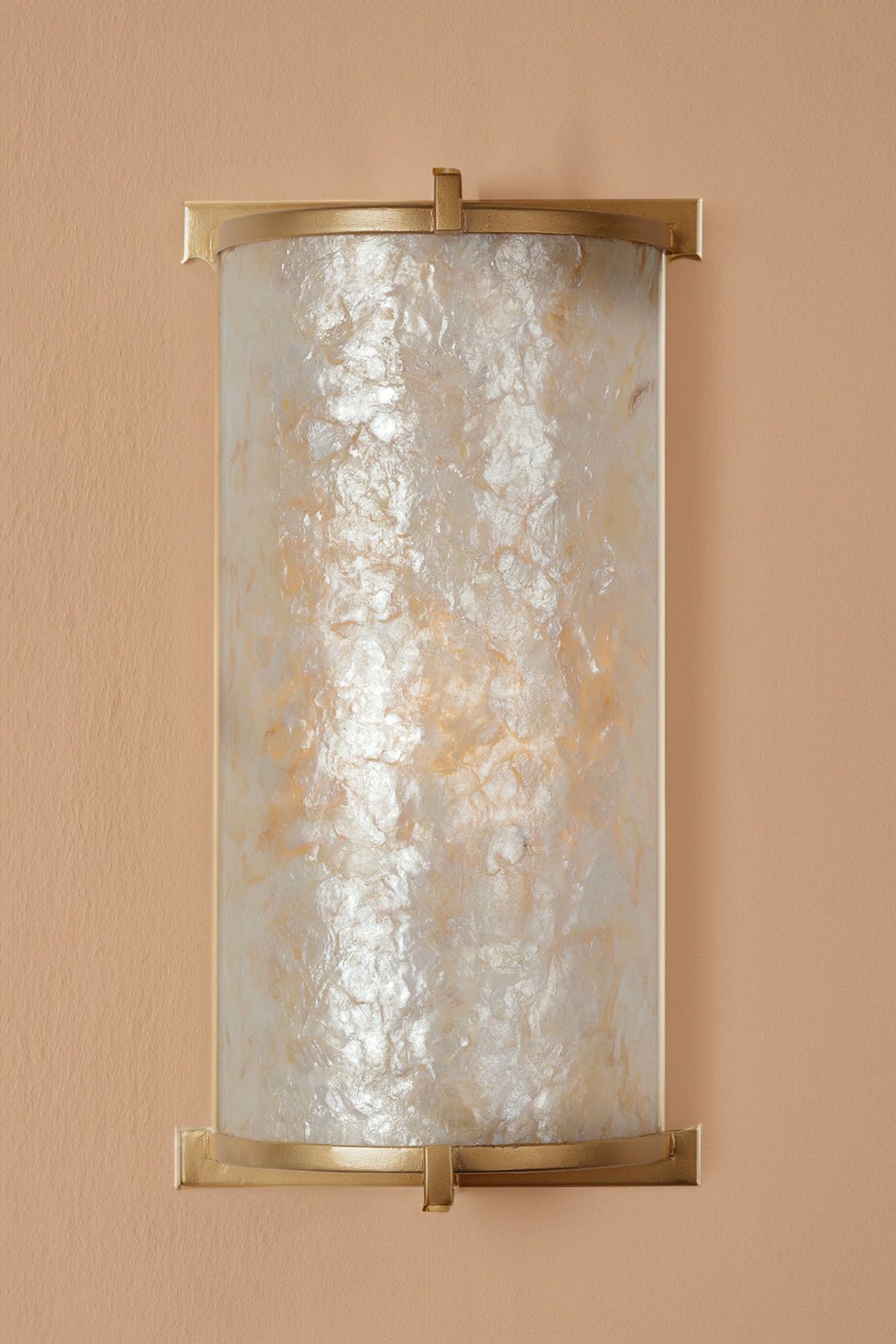Image 5 Metropolitan Sommers Bend 2-Light Fawn Gold 13.625-in Wall Sconce more views