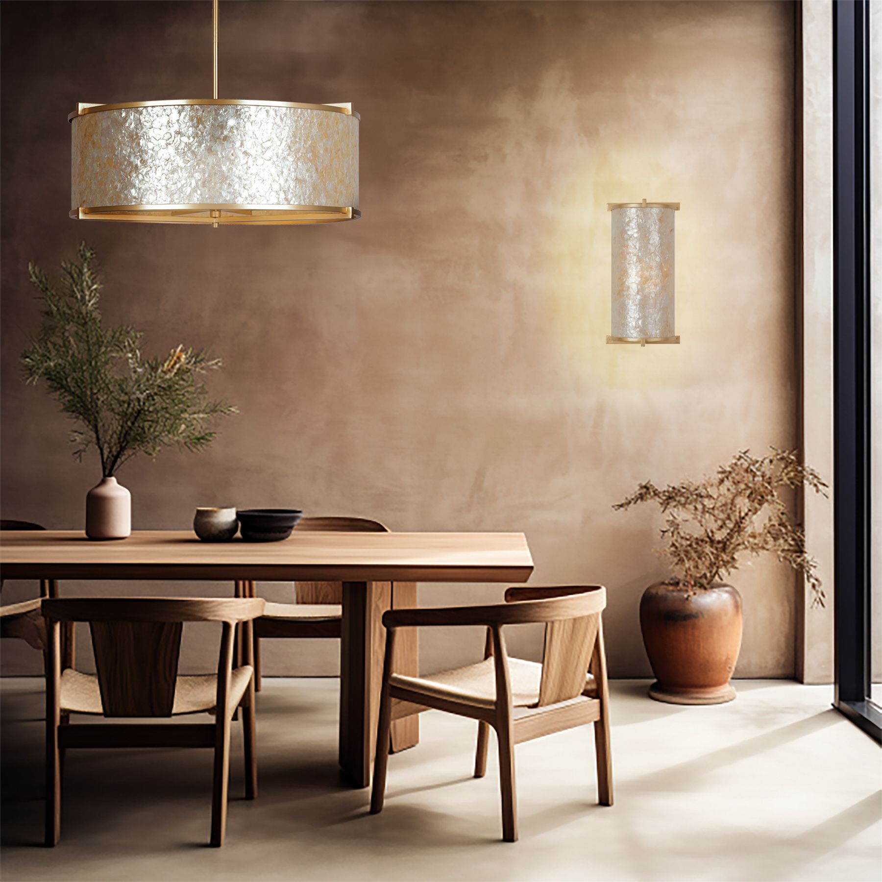 Image 7 Metropolitan Sommers Bend 2-Light Fawn Gold 13.625-in Wall Sconce more views