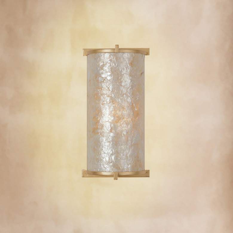 Image 1 Metropolitan Sommers Bend 2-Light Fawn Gold Wall Sconce