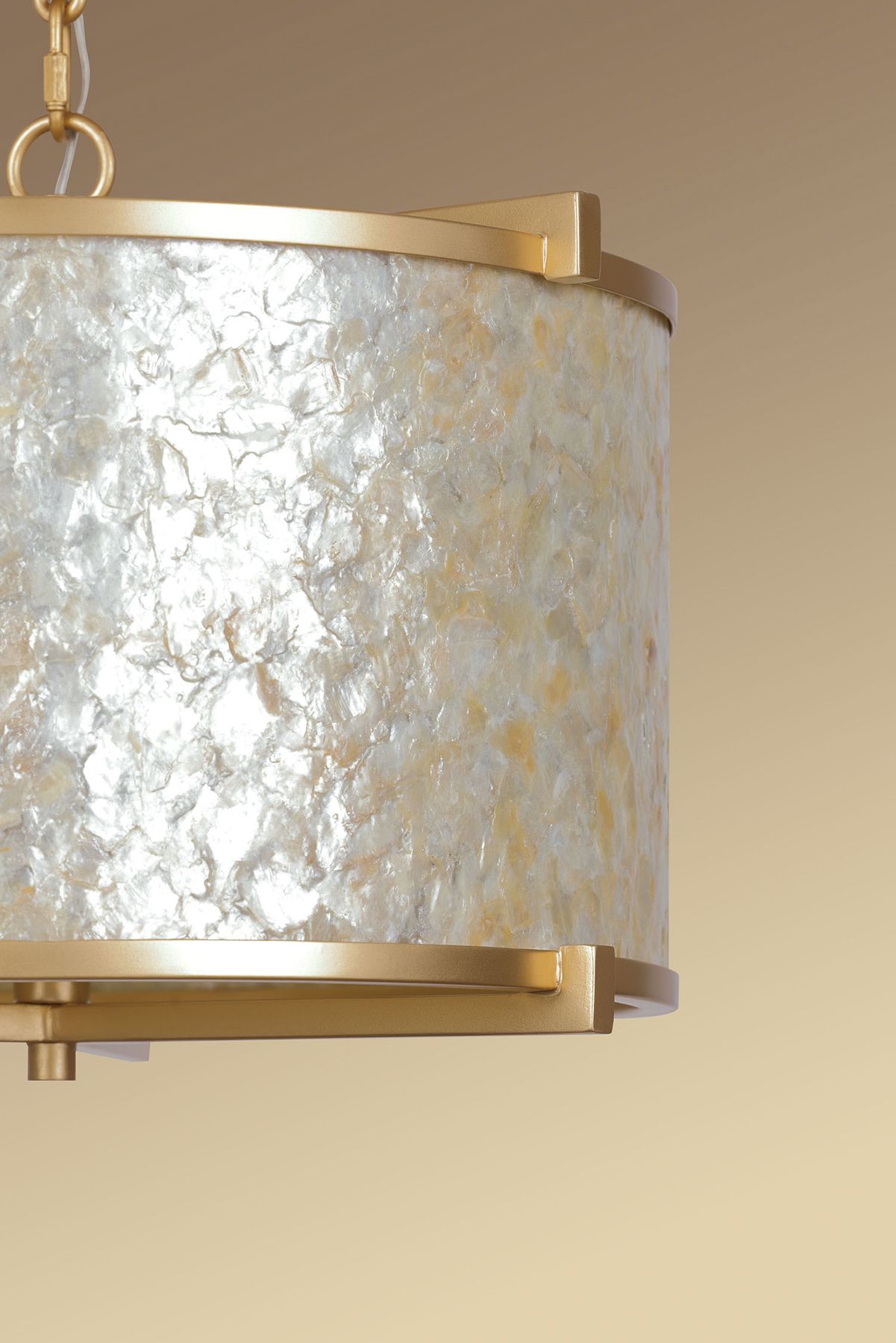 Image 4 Metropolitan Sommers Bend 4-Light Fawn Gold 17-in Semi-Flush more views